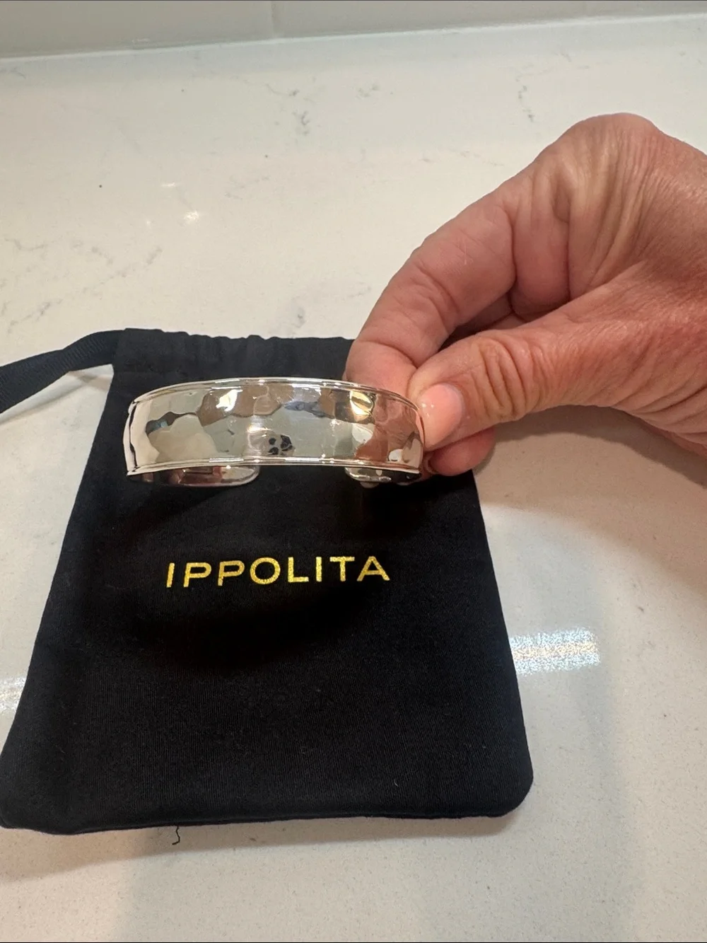 Brand New without tag. Ippolita S/S Classico Thin Goddess Tapered Cuff Bracelet